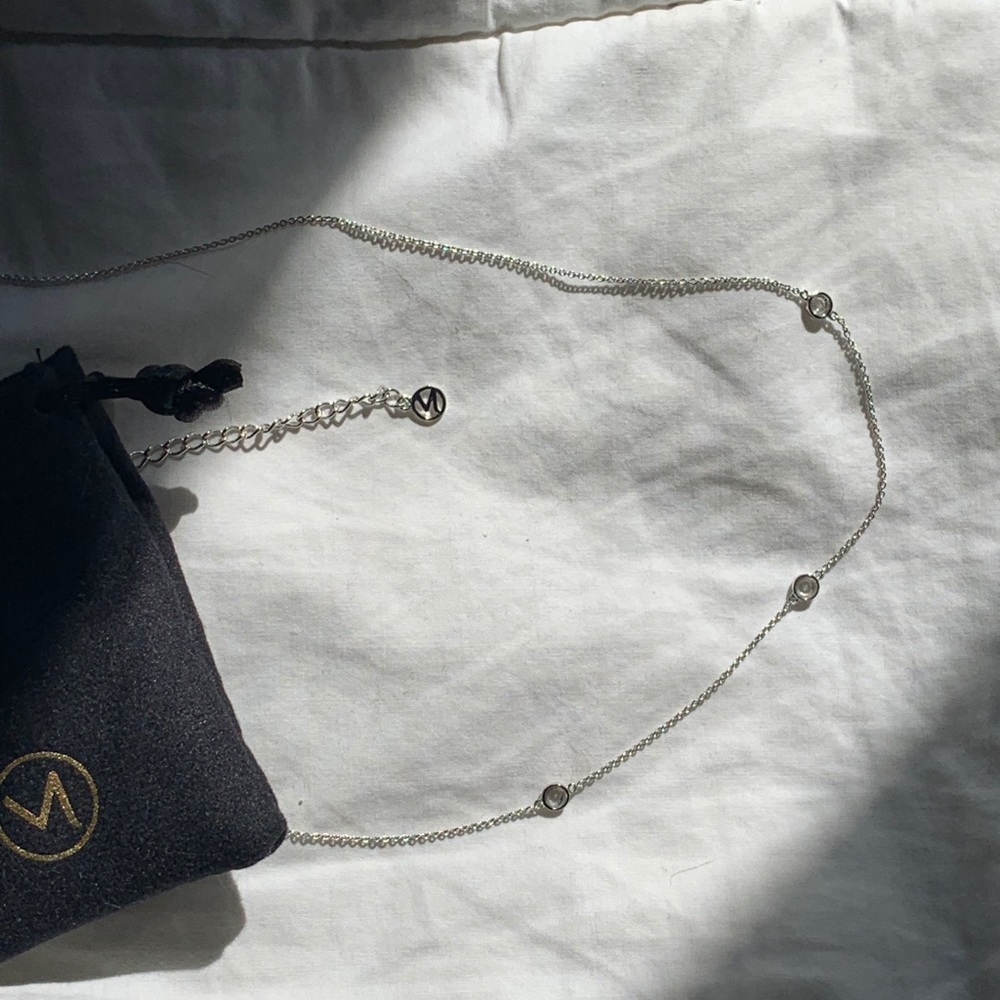 Mejuri Satellite Silver Necklace